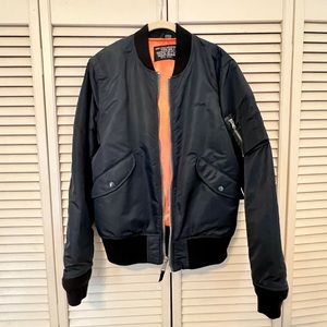 SCHOTT Men's Nylon Flight Jacket